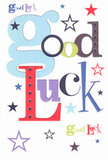 A celebration of encouragement is underscored in this colourful good luck card, where bold letters swirl together in a symphony of pastel blue, deep red, moss green, and royal purple hues. The careful selection of fonts and colours echoes the artistry of an experienced Harold Hill florist, each character thoughtfully placed as if handpicked for emotional resonance. Across the pure white card, playful stars in navy, lemon-lime, lilac, and indigo tumble in every direction-an exuberant nod to the boundless possibilities that inspire those browsing the stalls at Hilldene Market or attending events in Dagnam Park. The card's smooth surface belies its strength, inviting a soft touch much like fine floral wrapping paper. It carries with it the optimism you might feel when seeing a student accept exam results or a neighbour begin a new venture, imbued with personal hope and sincerity. More than a simple well-wish, it's an emblem of support and faith, as enduring and heartfelt as the best bouquets shared in Harold Hill. Presented with a warm smile, this good luck card ensures the message of belief stays with the recipient long after the moment is marked.